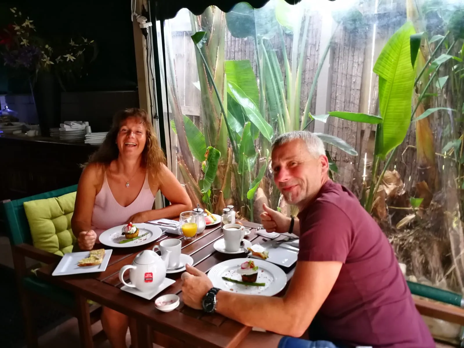 The hosts of the Nord-West 1700 guesthouse