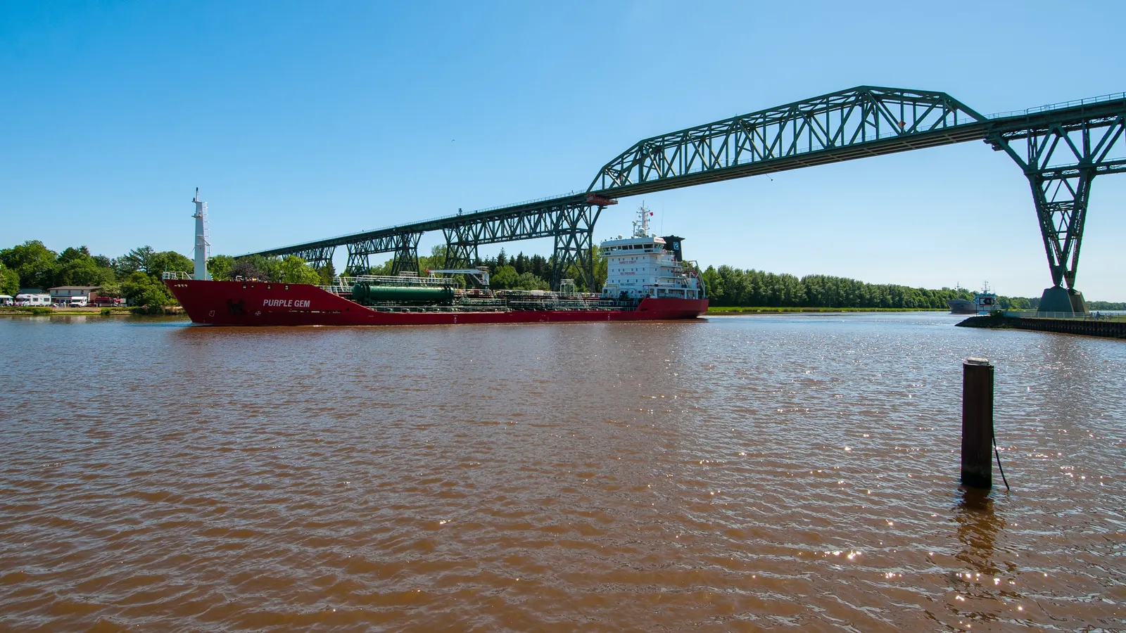 Ship on the canal
