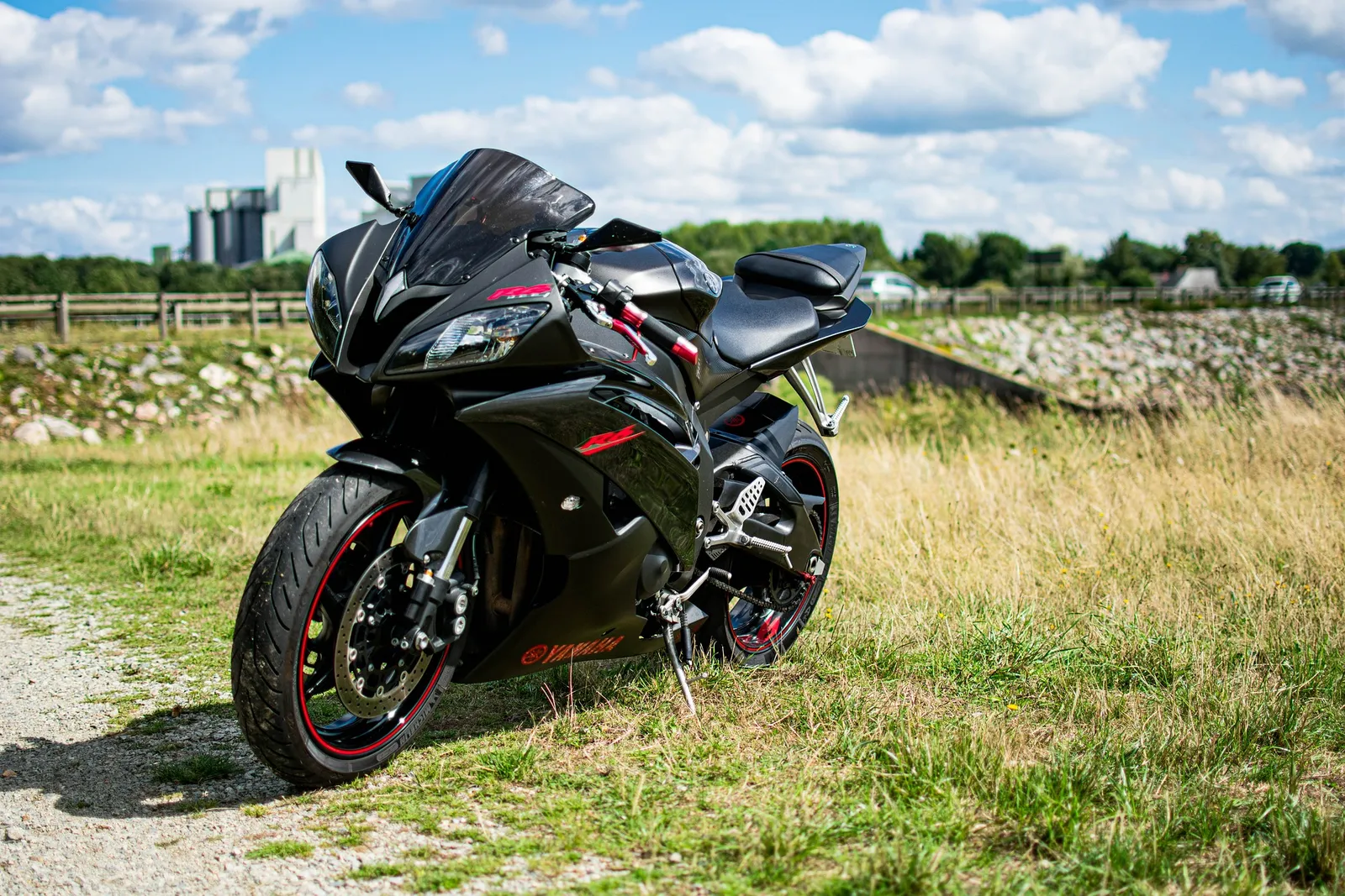 Motorcycle out and about in the region